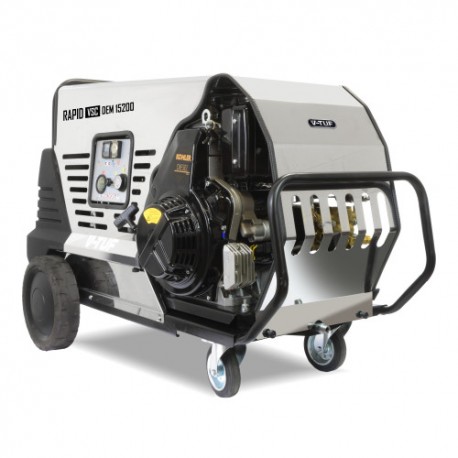 V-TUF RAPID VSC DEM 15/200 DIESEL FIRED HOT PRESSURE WASHER WITH 10HP KOHLER ENGINE
