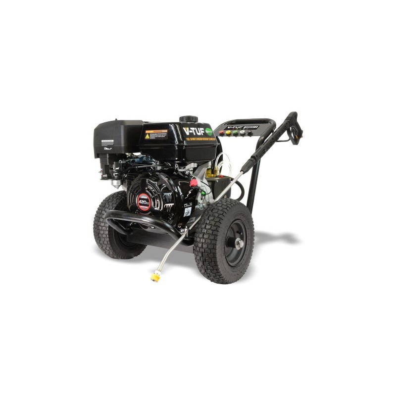 TORRENT3GB Industrial 15HP Gearbox Driven Petrol Pressure Washer - 4061psi, 280Bar, 15L/min - Low Rev Pump