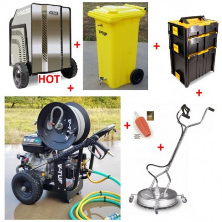 TORRENT 3 15HP PETROL PRESSURE WASHER 21L/MIN & HOT BOX KIT6 - BUNDLE