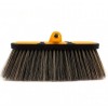 V-TUF tufBRUSH900 HOG HAIR CAR WASH BRUSH BLACK WITH RUBBER EDGING 300mm - WIDTH 9CM - 1/4F INLET - H2.022