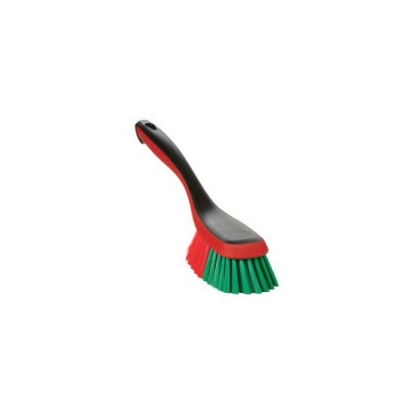 Vikan Hand Brush with Rubber Edge