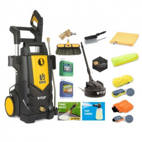 V-TUF V5 2400psi DIY Electric High Power Pressure Jet Washer - Master PRO Patio & Car Cleaner