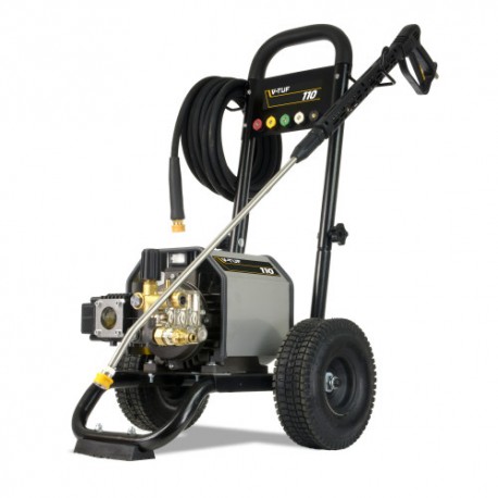 V-TUF 110 - 110v Compact, Industrial, Mobile Electric Site Pressure Washer - 1450psi, 100Bar, 12L/min