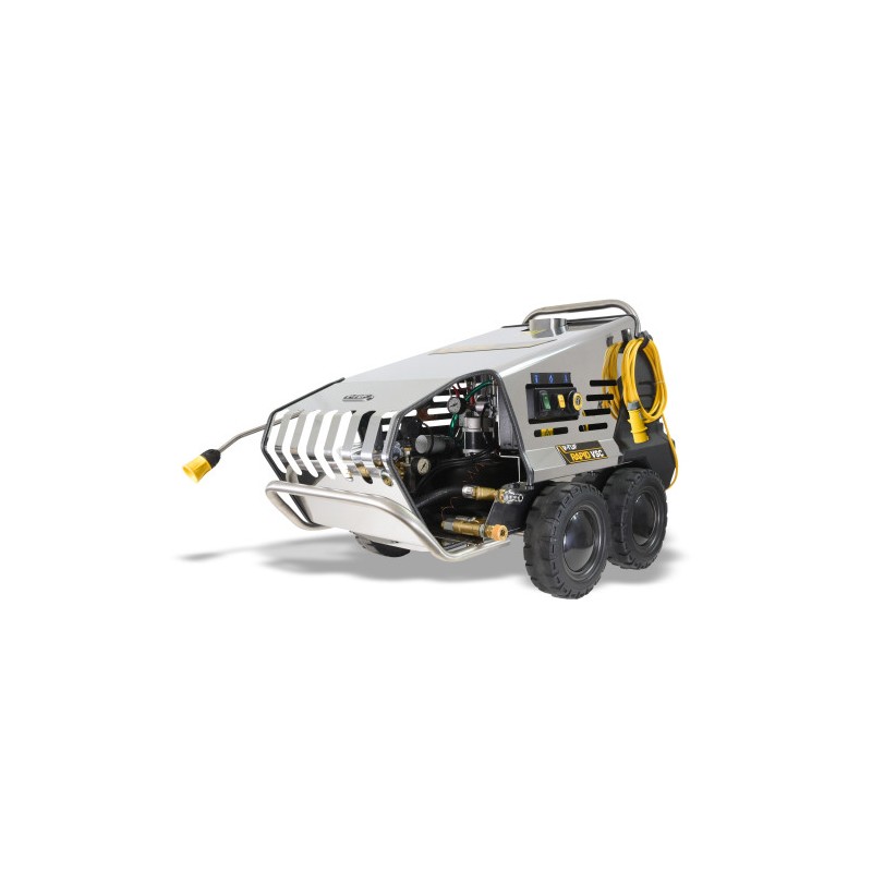 V-TUF RAPID MSH 110v Professional Hot Water Industrial Mobile Pressure Washer - 100Bar, 8L/min