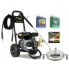 V-TUF DD055 Industrial 5.5HP Honda Driven Petrol Pressure Washer - 2000psi, 140Bar, 13.2L/min - WITH PATIO & CAR CLEANING KIT