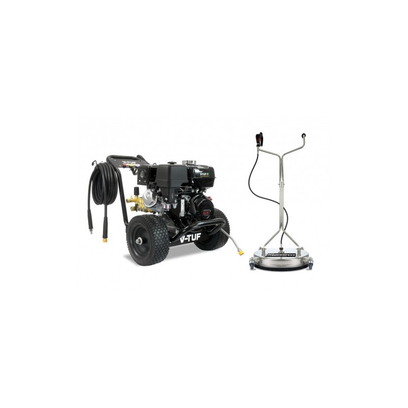 V-TUF DD080 Industrial 9HP Honda Driven Petrol Pressure Washer - 2900psi, 200Bar, 15L/min & 21" Stainless Steel Surface Cleaner