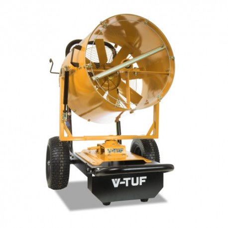 V-TUF DUST DAMPER - DUST SUPPRESSION CANNON PRESSURE WASHER ATTACHMENT - ON TROLLY