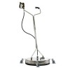 SURFACE CLEANER - tufTURBOX 533mm (21") STAINLESS STEEL - New Soft Grip tufGUN MSQ M INLET - 51mm Extraction Port