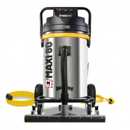 80L H-Class 240v 3500w Dust Extraction Vacuum Cleaner - 600 mm WIDE FRONT FLOOR Head & 25M "Motor Saver"