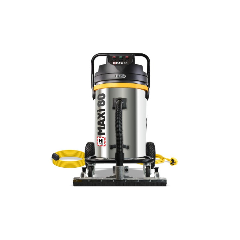 80L H-Class 240v 3500w Dust Extraction Vacuum Cleaner - 600 mm WIDE FRONT FLOOR Head & 25M "Motor Saver" 80L H-Class 240v 3500w Dust Extraction Vacuum Cleaner - 600 mm WIDE FRONT FLOOR Head & 25M "Motor Saver"