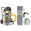 V-TUF 3.5KW 100L XTRA LARGE & RUGGED Industrial Powerful Vacuum Cleaner + 20FT GCX PRO GUTTER CLEANING KIT