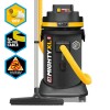 V-TUF MIGHTY XL HSV - 37L M-Class 110v Industrial Dust Extraction Wet & Dry Vacuum Cleaner - Health & Safety Version
