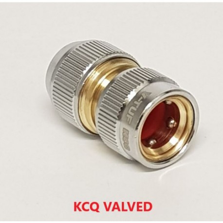 V-TUF PROFESSIONAL KCQ COUPLER x 16/19mm Ø (3/4" HOSE) AUTO STOP VALVE - B1.234V