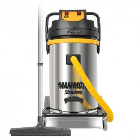 V-TUF MAMMOTH STAINLESS 3.5kW 240v 80L Wet & Dry Twin Motor Industrial Vacuum Cleaner