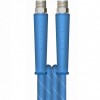 10m 2 WIRE, 3/8" 155°C V-TUF BLUE JETWASH 10M with 3/8"F x 3/8"F BSP & Cuffs