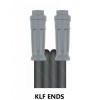 20m 1w 1/4 Black V-TUF PROFESSIONAL JETWASH HOSE 250BAR 150°C - KLF X KLF Karcher Lock Style Ends