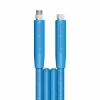 15m 2w 1/4 BLUE V-TUF HOSE 3/8M x 3/8F Cuffs