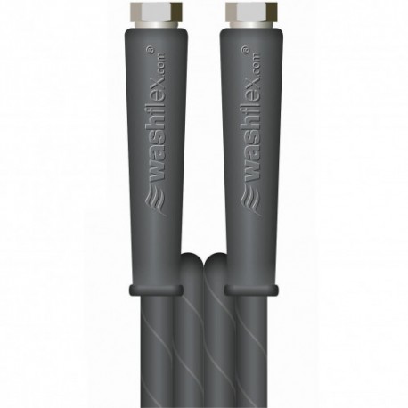 35m 2w 3/8 BLACK V-TUF HOSE 3/8F x 3/8F CUFFS