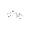 IGNITION ELECTRODES PAIR (COMET) COMEL002