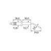 IGNITION ELECTRODES PAIR (SIRIO) SIREL001