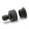Tap adaptor with tag