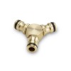BRASS 3-WAY CONNECTOR