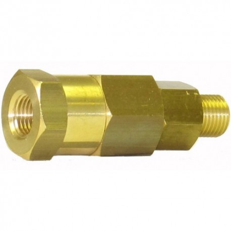 SWIVEL STRAIGHT - BRASS 3/8M x 3/8F - 280 BAR - B5.438