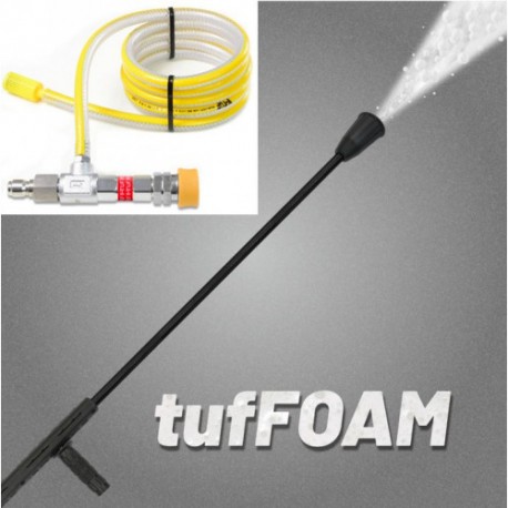V-TUF 1000mm FOAM LANCE WITH KTQ INLET & RED FOAM INJECTOR KIT WITH MSQ FITTINGS (16-20 Lpm)