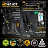 HD140HOT 240v Hot Water Professional Mobile Pressure Washer - 2000psi, 140Bar, 9L/min