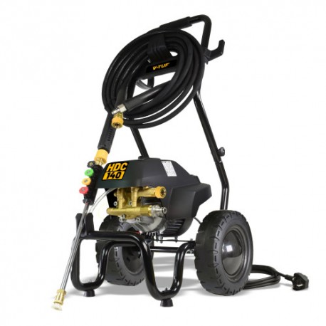 V-TUF HDC140 - 240v Professional Cold Electric Pressure Washer with Cage Frame - 1750psi, 140Bar, 8L/min