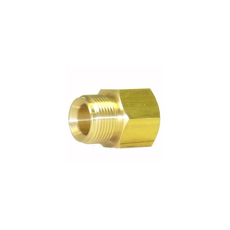 BRASS QUICK SCREW NIPPLE ADAPTOR-M22 M to M22 F
