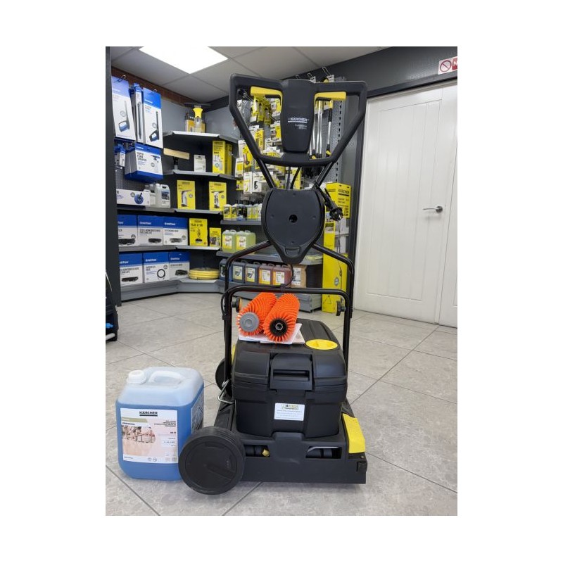 Karcher BR 40/10 C ADV 90th Anniversary Black Addition Floor Scrubber Dryer with FREE 10L RM69 & Orange Brushes
