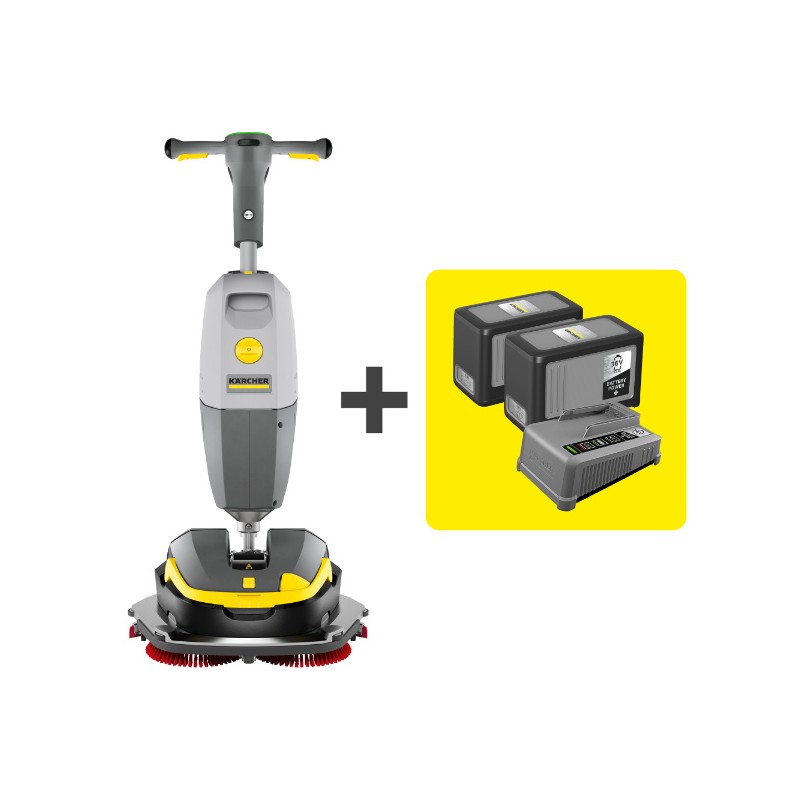 Karcher  K Mop 46 BP Pack Hard Surface floor cleaner with 2 x Battery and Charger , 95323330