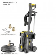 Karcher HD 5/11 P Home Kit 240v Cold Water Pressure Washer, 15209660