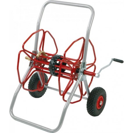Trolley Mount Manual Hose Reel- 50m 1" Hose