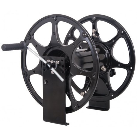 Larger Black Manual Hose Reel