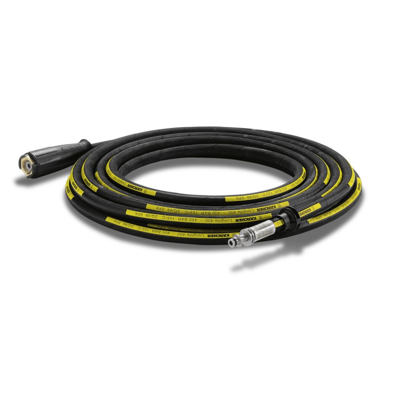 Karcher High-pressure hose Longlife 400, 20 m DN 8, AVS trigger gun connector, M22 female x 11mm 3-washer Nipple, 63902080