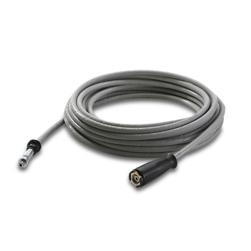 Karcher High-pressure hose, 10 m, DN 8, AVS trigger gun connection, food industry, grey 63907040