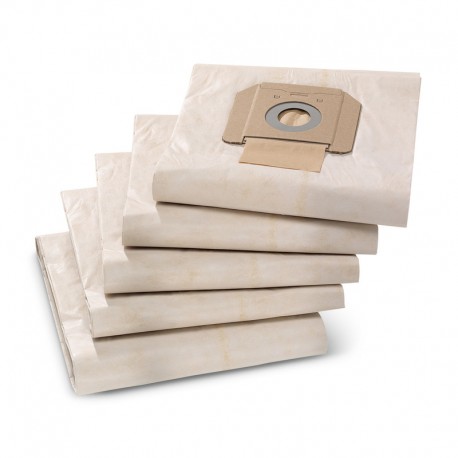 Karcher Paper filter bags, 5 x , NT 48, NT 65, NT 70, NT 72, NT 75, NT 80, WET VAC 69042850