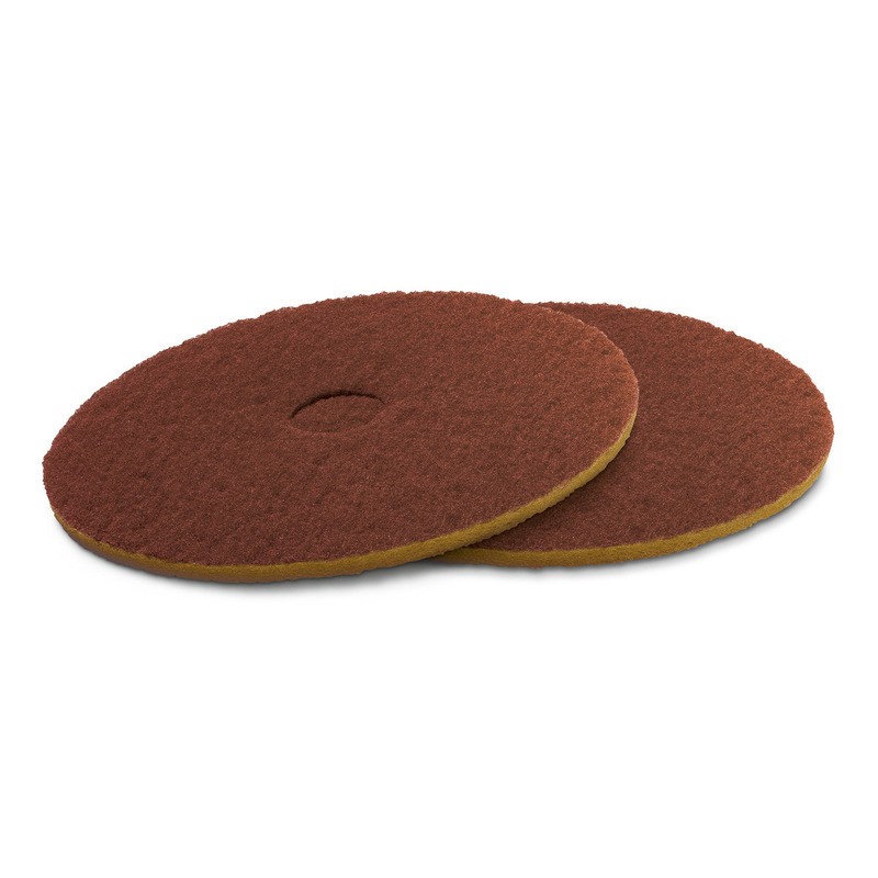 Karcher Pad SPP 41 Set 2x, hard, brown, 406 mm 26392880
