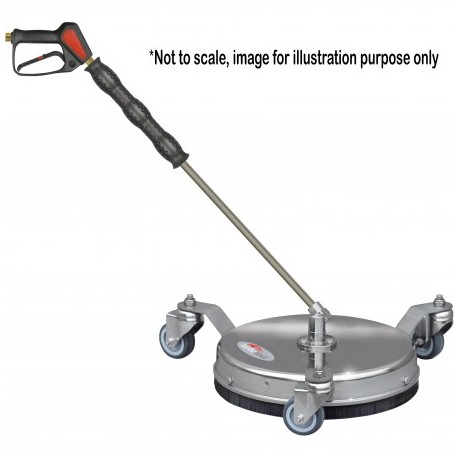 TURBO DEVIL TD300 SURFACE CLEANER, 300mm DIAMETER, WITH 900mm LANCE & GUN