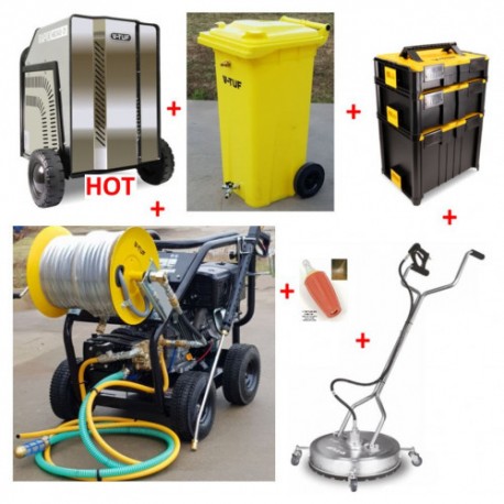 TORRENT 3 15HP PETROL PRESSURE WASHER 21L/MIN (ES) & HOT BOX KIT6 - BUNDLE